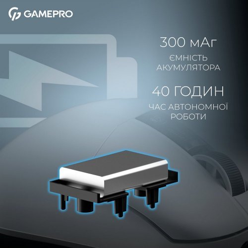 Уцінка миша GamePro Genesis Asgard Thor GM023 White (Розкрита упаковка, 901870) купити в Україні | Telemart фото