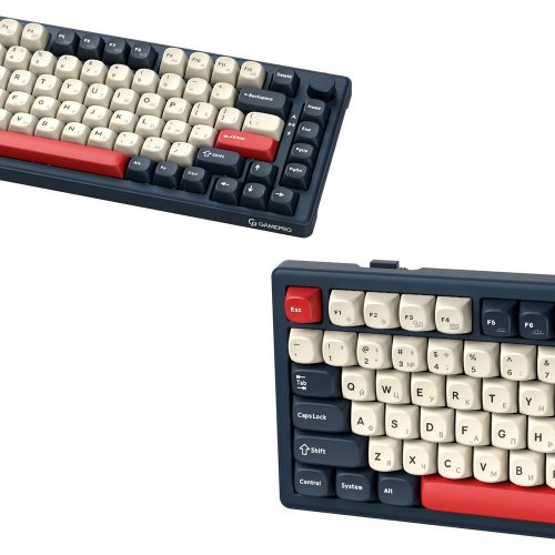 Уцінка клавіатура GamePro Asgard Yord MK266 Keychron Super Red Switch Wireless Blue (Розкрита упаковка, 901872) купити в Україні | Telemart фото