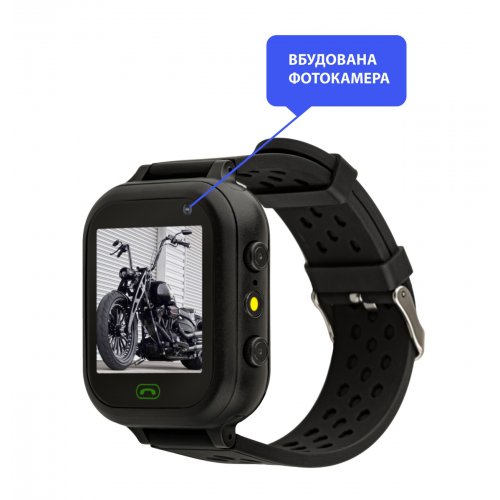 Детские смарт-часы AmiGo GO009 Black купить в Украине | Telemart фото