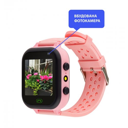 Детские смарт-часы AmiGo GO009 Pink купить в Украине | Telemart фото