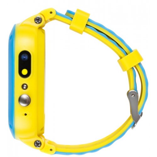 Дитячий смарт-годинник AmiGo GO004 GLORY Camera+LED Blue/Yellow купити в Україні | Telemart фото