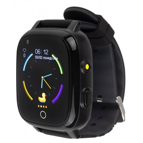 Дитячий смарт-годинник AmiGo GO005 4G WIFI Thermometer Black купити в Україні | Telemart фото
