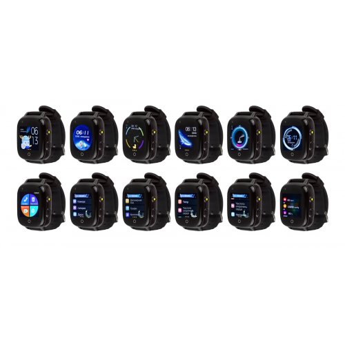 Дитячий смарт-годинник AmiGo GO005 4G WIFI Thermometer Black купити в Україні | Telemart фото