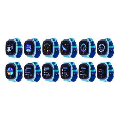 Дитячий смарт-годинник AmiGo GO005 4G WIFI Thermometer Blue купити в Україні | Telemart фото