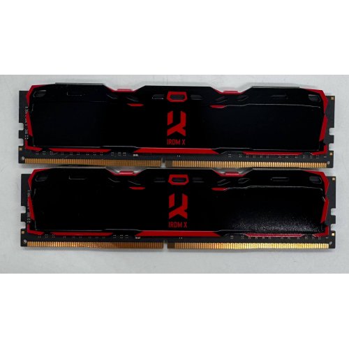 Озу GoodRAM DDR4 16GB (2x8GB) 3200Mhz Iridium X Black (IR-X3200D464L16SA/16GDC) (Восстановлено продавцом, 901981) купить в Украине | Telemart фото