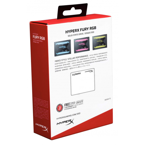 Продати SSD-диск HyperX Fury RGB TLC 960GB 2.5" Bundle (SHFR200B/960G) за Trade-In у інтернет-магазині Телемарт - Київ, Дніпро, Україна фото