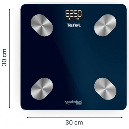 Умные весы Tefal Goodvibes Life+ (BM9720F0) Blue купить в Украине | Telemart фото