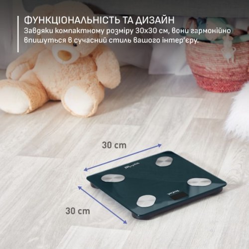 Умные весы Tefal Goodvibes Life+ (BM9720F0) Blue купить в Украине | Telemart фото
