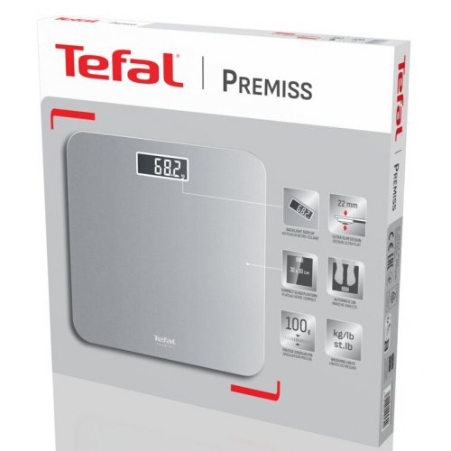 Напольные весы Tefal Premiss (PP1801V0) Silver купить в Украине | Telemart фото