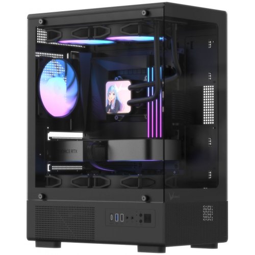 Корпус Formula V Line Crystal Z1CM Plus V2 AR без БЖ (4711401667148) Black купити в Україні | Telemart фото