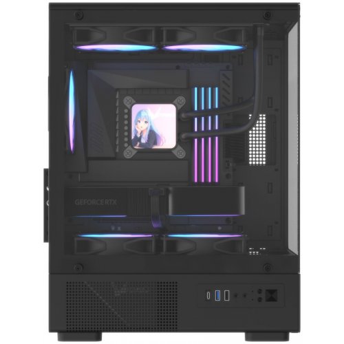 Корпус Formula V Line Crystal Z1CM Plus V2 AR без БЖ (4711401667148) Black купити в Україні | Telemart фото