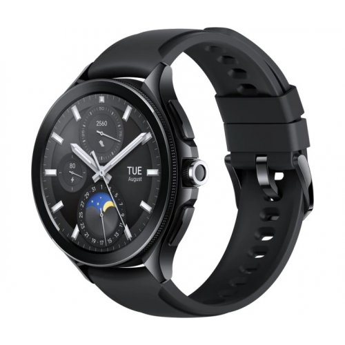 Розумний годинник Xiaomi Watch 2 Pro Bluetooth Fluororubber Strap (BHR7211GL) Black купити в Україні | Telemart фото