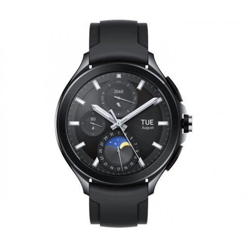 Розумний годинник Xiaomi Watch 2 Pro Bluetooth Fluororubber Strap (BHR7211GL) Black купити в Україні | Telemart фото