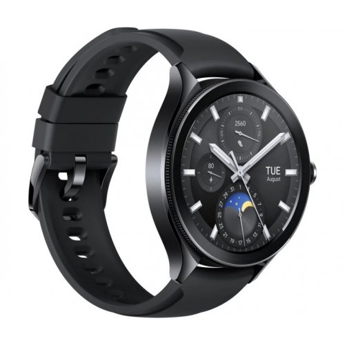 Розумний годинник Xiaomi Watch 2 Pro Bluetooth Fluororubber Strap (BHR7211GL) Black купити в Україні | Telemart фото