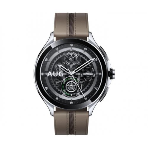 Умные часы Xiaomi Watch 2 Pro Bluetooth Leather Strap (BHR7216GL) Silver купить в Украине | Telemart фото