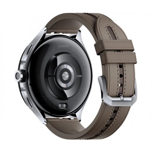 Умные часы Xiaomi Watch 2 Pro Bluetooth Leather Strap (BHR7216GL) Silver купить в Украине | Telemart фото