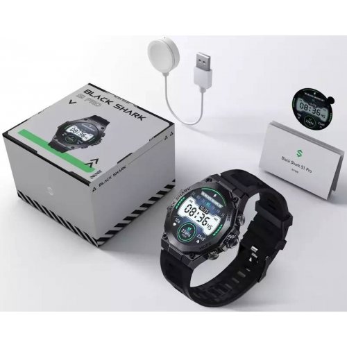 Умные часы Black Shark S1 Pro (BS-S1Pro) Black купить в Украине | Telemart фото