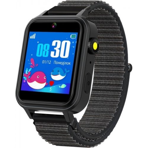 Дитячий смарт-годинник AmiGo GO10S Pro WIFI Black купити в Україні | Telemart фото
