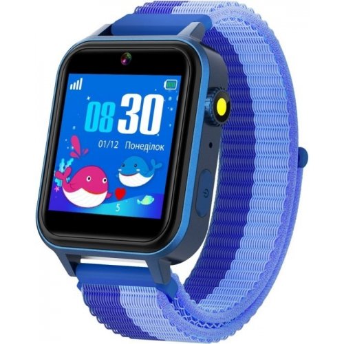 Дитячий смарт-годинник AmiGo GO10S Pro WIFI Blue купити в Україні | Telemart фото