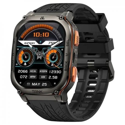 Розумний годинник KOSPET Tank M3 Ultra Black купити в Україні | Telemart фото