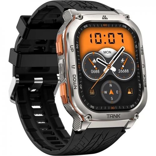 Розумний годинник KOSPET Tank M3 Ultra Silver купити в Україні | Telemart фото