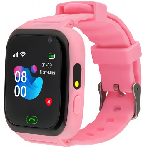 Детские смарт-часы GARMIX PointPRO-100 Pink купить в Украине | Telemart фото
