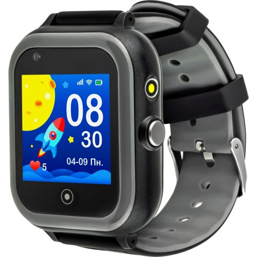 Детские смарт-часы GARMIX PointPRO-200 4G Black купить в Украине | Telemart фото