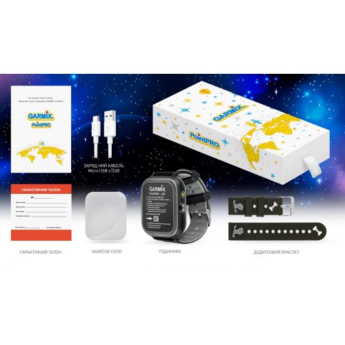 Детские смарт-часы GARMIX PointPRO-200 4G Black купить в Украине | Telemart фото