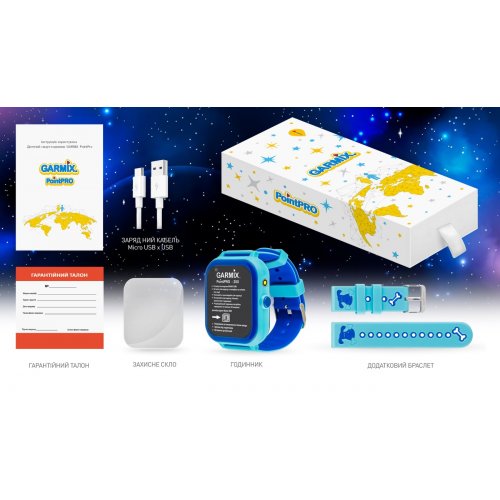 Детские смарт-часы GARMIX PointPRO-200 4G Blue купить в Украине | Telemart фото