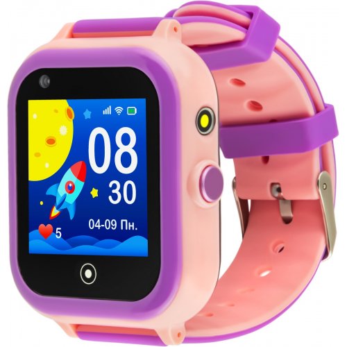 Детские смарт-часы GARMIX PointPRO-200 4G Pink купить в Украине | Telemart фото