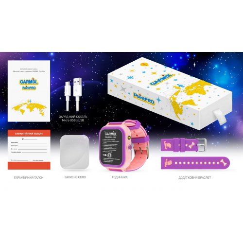 Детские смарт-часы GARMIX PointPRO-200 4G Pink купить в Украине | Telemart фото