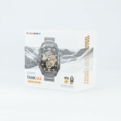 Розумний годинник KOSPET Tank M4 SE Black купити в Україні | Telemart фото