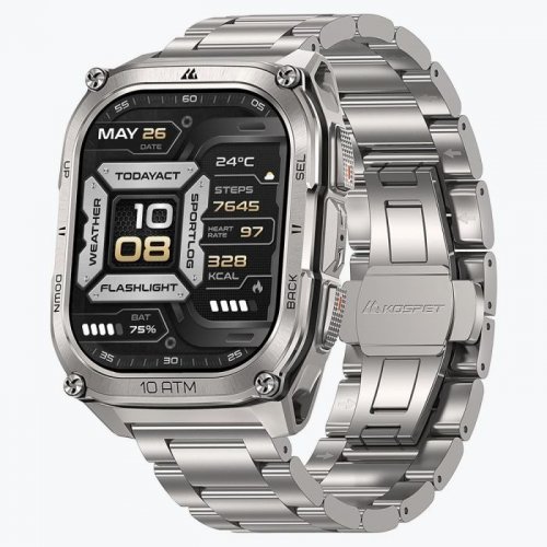 Умные часы KOSPET Tank M4 SE Silver купить в Украине | Telemart фото