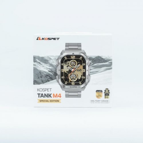 Умные часы KOSPET Tank M4 SE Silver купить в Украине | Telemart фото