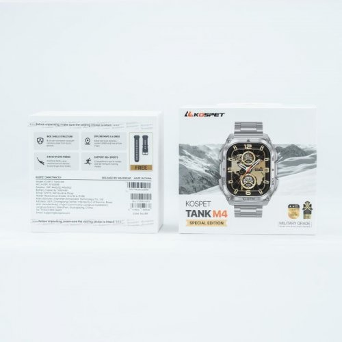 Умные часы KOSPET Tank M4 SE Silver купить в Украине | Telemart фото