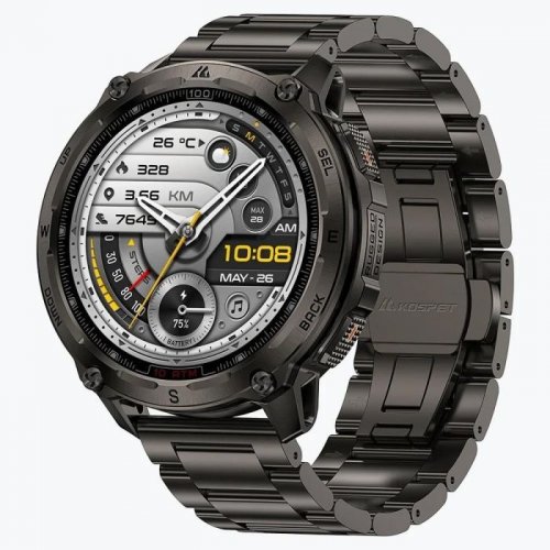 Розумний годинник KOSPET Tank T4 SE Black купити в Україні | Telemart фото