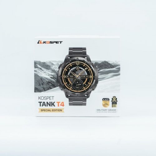 Розумний годинник KOSPET Tank T4 SE Black купити в Україні | Telemart фото