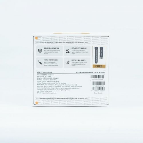 Розумний годинник KOSPET Tank T4 SE Black купити в Україні | Telemart фото