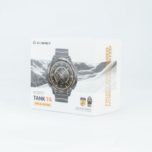 Розумний годинник KOSPET Tank T4 SE Black купити в Україні | Telemart фото