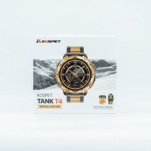 Розумний годинник KOSPET Tank T4 SE Gold купити в Україні | Telemart фото