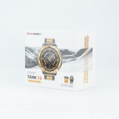 Розумний годинник KOSPET Tank T4 SE Gold купити в Україні | Telemart фото