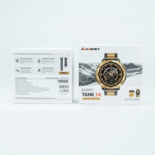 Розумний годинник KOSPET Tank T4 SE Gold купити в Україні | Telemart фото