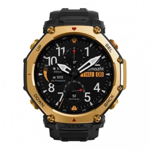 Розумний годинник Amazfit T-Rex 3 Pro 48mm (W2444OV5N) Black/Gold купити в Україні | Telemart фото