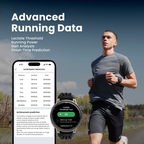 Розумний годинник Amazfit Cheetah 2 Pro (W2564GL1N) Titanium купити в Україні | Telemart фото