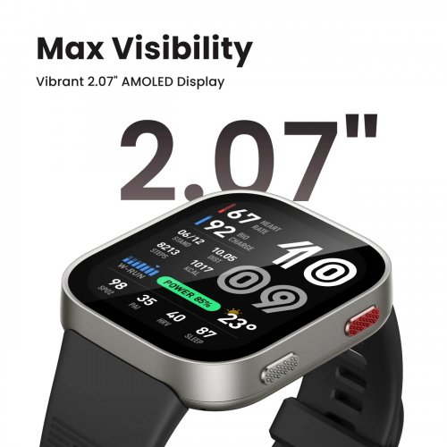 Умные часы Amazfit Bip Max (W2568AP1N) Silver купить в Украине | Telemart фото