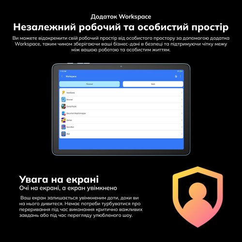 Планшет Blackview Tab 60 Wi-Fi 4/128GB (6931548318200) Gray купити в Україні | Telemart фото