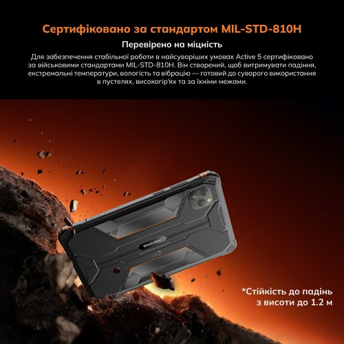 Планшет Blackview Tab Active 5 LTE 6/128GB (6931548326311) Black купити в Україні | Telemart фото