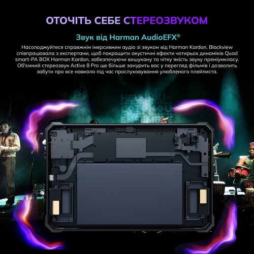 Планшет Blackview Tab Active 8 Pro LTE 8/256GB (6931548313731) Black/Orange купити в Україні | Telemart фото