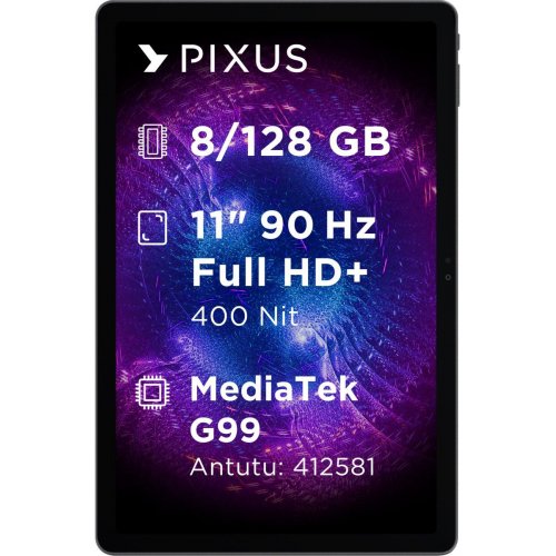 Планшет Pixus Titan LTE 8/128GB (4897058531695) Graphite купить в Украине | Telemart фото