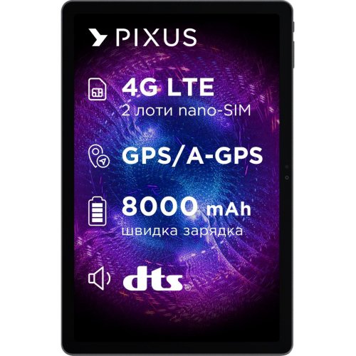Планшет Pixus Titan LTE 8/256GB (4897058531763) Graphite купить в Украине | Telemart фото